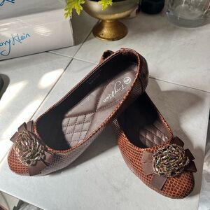 Tony Klein Brown Ballet Flats